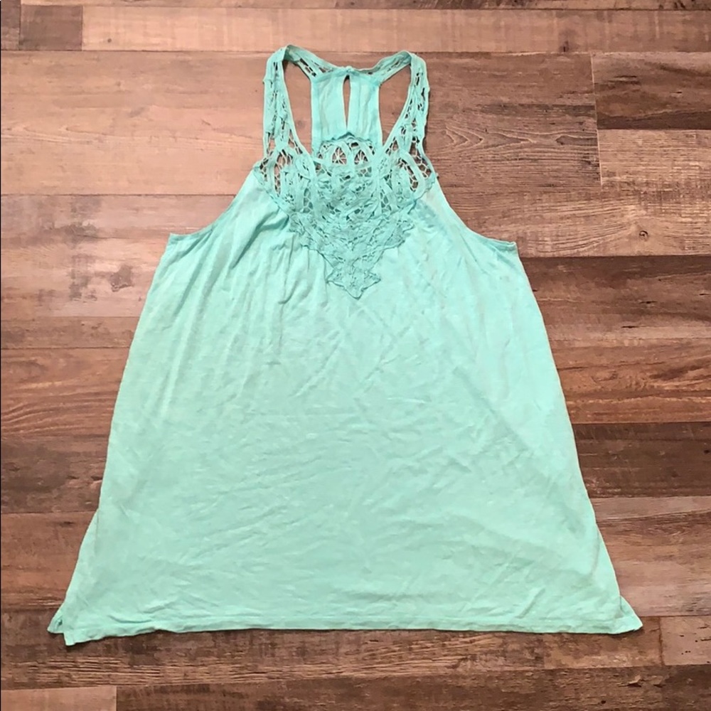 Maurice’s Teal Halter Tank Top